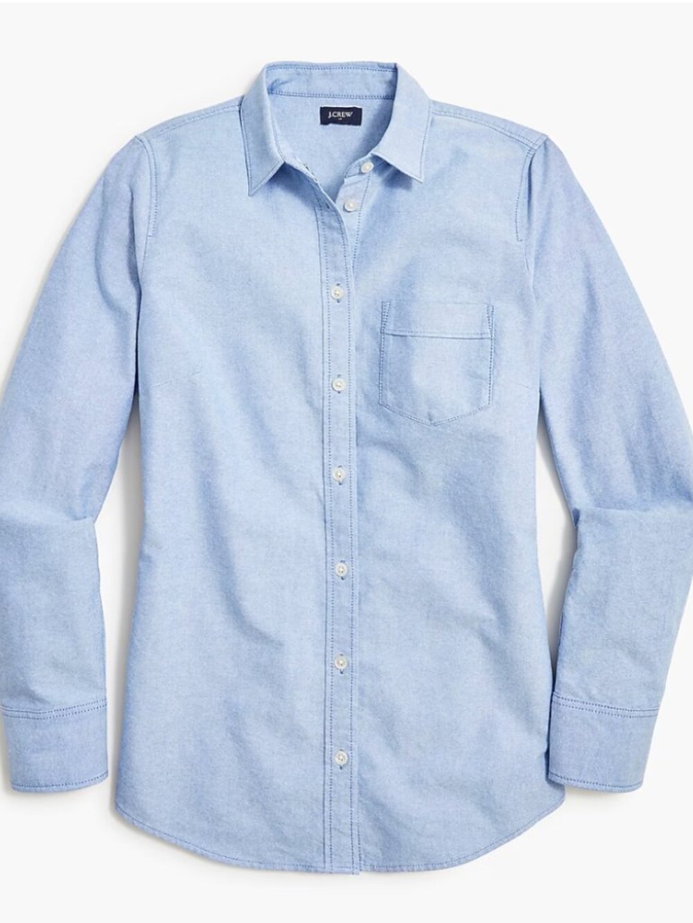 J. Crew Factory Button-up Oxford Shirt Signature Fit Deep Blue S